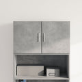 Armario de pared madera ingeniería gris hormigón 70x42,5x40 cm