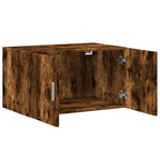 Armario de pared madera ingeniería roble ahumado 70x42,5x40 cm
