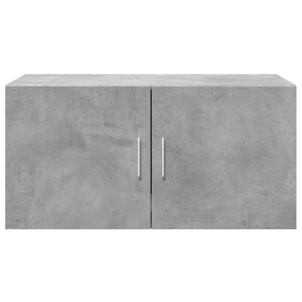 Armario de pared madera ingeniería gris hormigón 80x42,5x40 cm