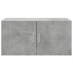 Armario de pared madera ingeniería gris hormigón 80x42,5x40 cm