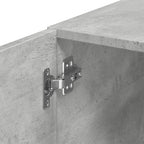 Armario de pared madera ingeniería gris hormigón 80x42,5x40 cm