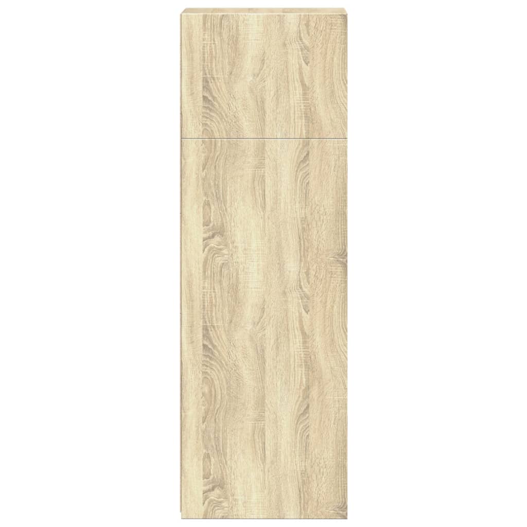 Aparador alto madera de ingeniería roble Sonoma 30x41x124 cm