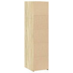 Aparador alto madera de ingeniería roble Sonoma 30x41x124 cm