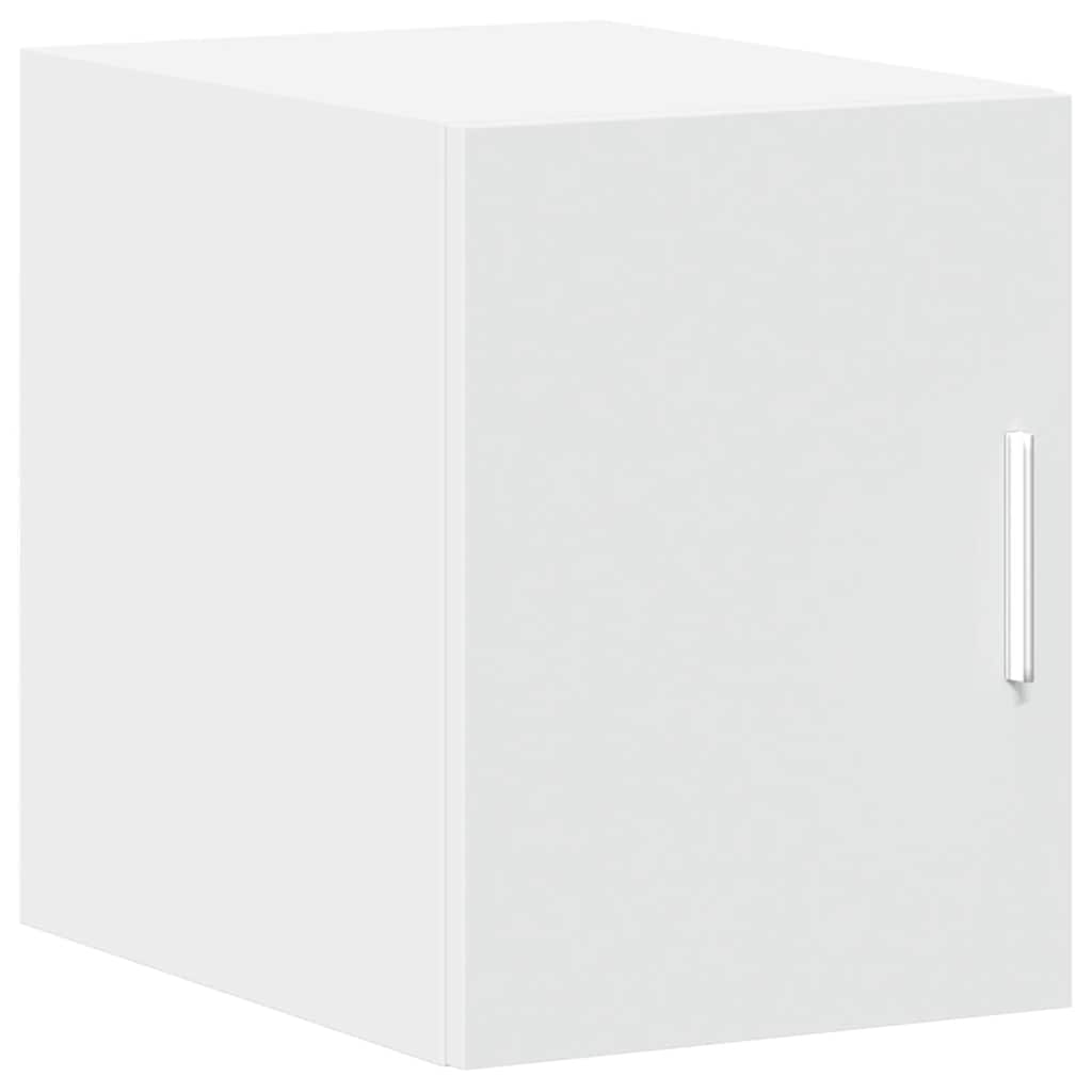 Armario estrecho madera de ingeniería blanco 30x42,5x225 cm