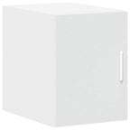 Armario estrecho madera de ingeniería blanco 30x42,5x225 cm