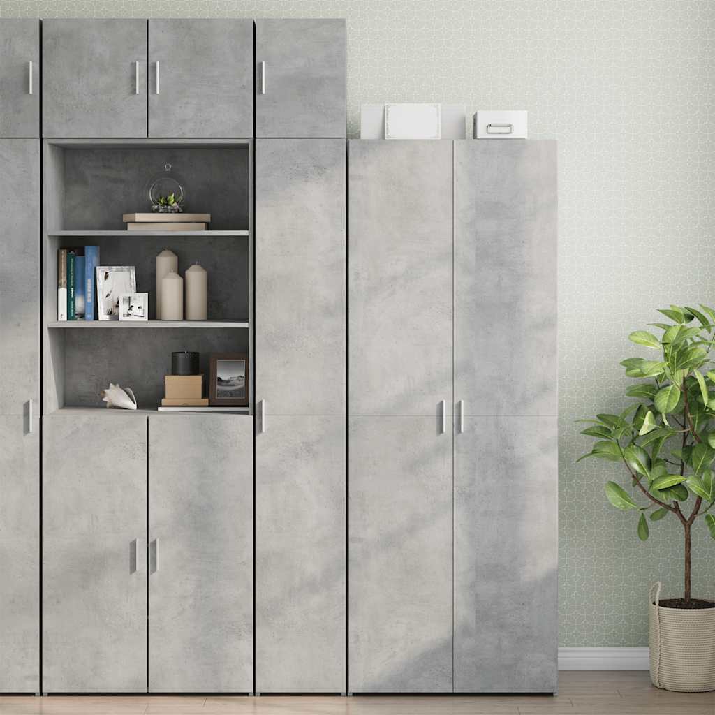 White engineered wood narrow wardrobe 30x42.5x225 cm
