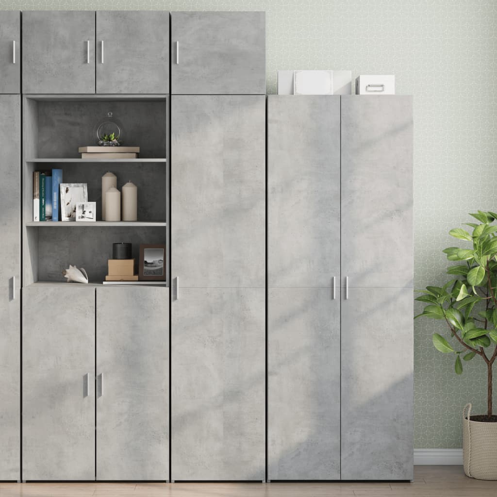 White engineered wood narrow wardrobe 30x42.5x225 cm