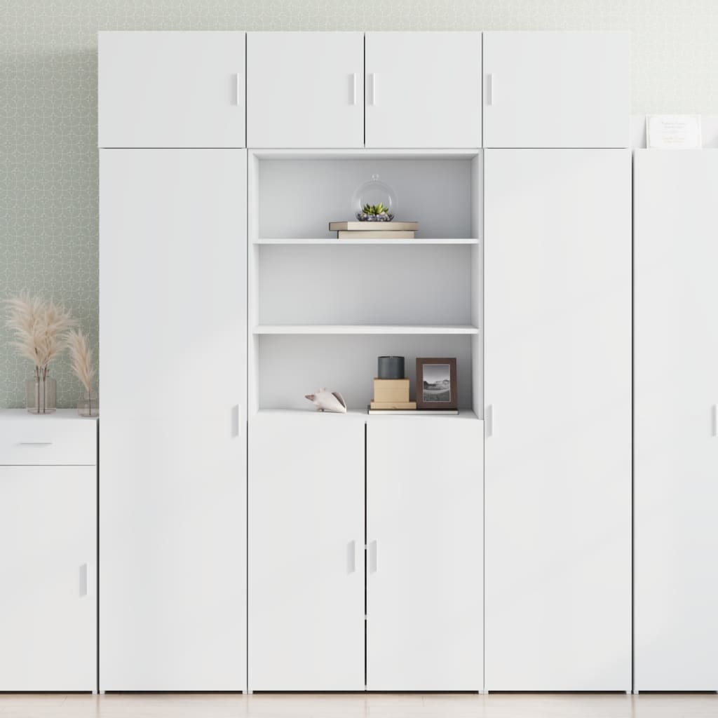 Armario de madera de ingeniería blanco 70x42,5x225 cm