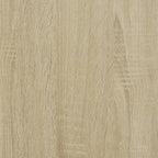Aparador alto madera de ingeniería roble Sonoma 80x42,5x249 cm