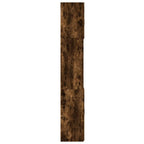 Aparador alto madera de ingeniería roble ahumado 80x42,5x249 cm