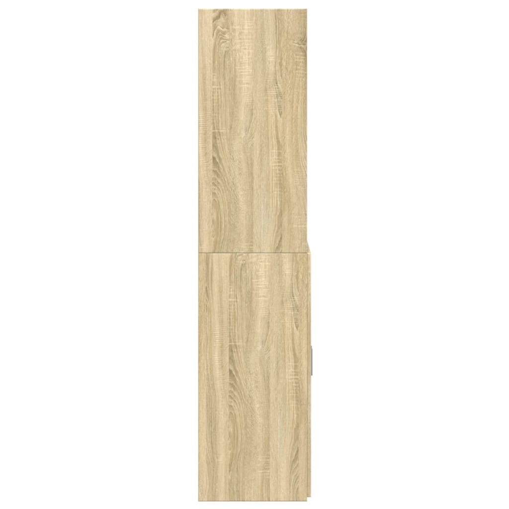 Aparador alto madera de ingeniería roble Sonoma 70x42,5x185 cm