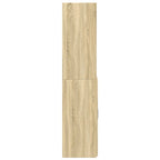 Aparador alto madera de ingeniería roble Sonoma 70x42,5x185 cm