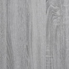 Aparador alto madera de ingeniería gris Sonoma 70x42,5x185 cm