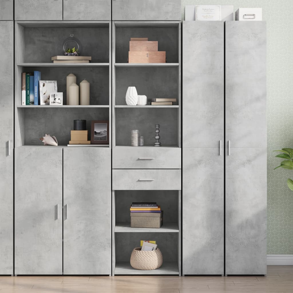 Aparador alto madera ingeniería roble Sonoma 79,5x35,5x137,5 cm