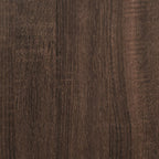 Aparador alto madera de ingeniería marrón roble 70x42,5x185 cm