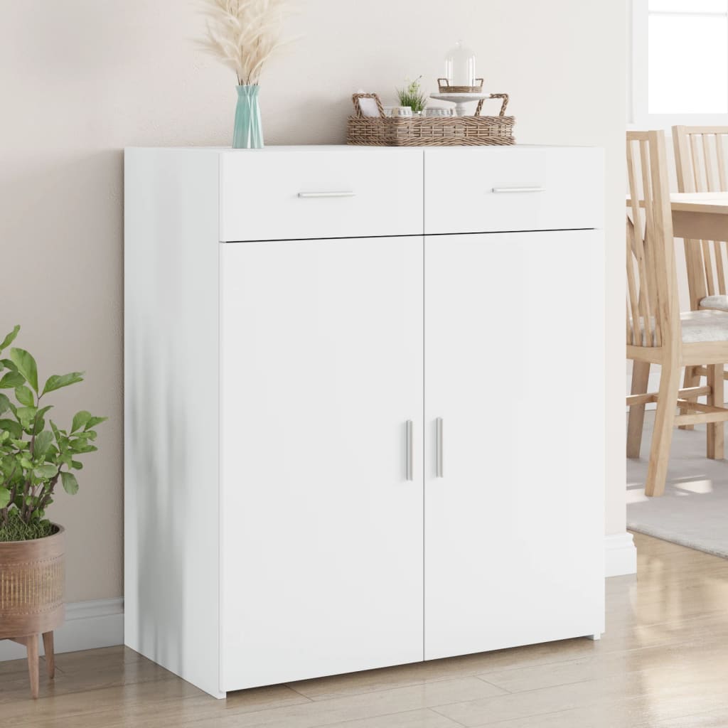 Aparador de madera maciza de pino 104,5x34x80 cm