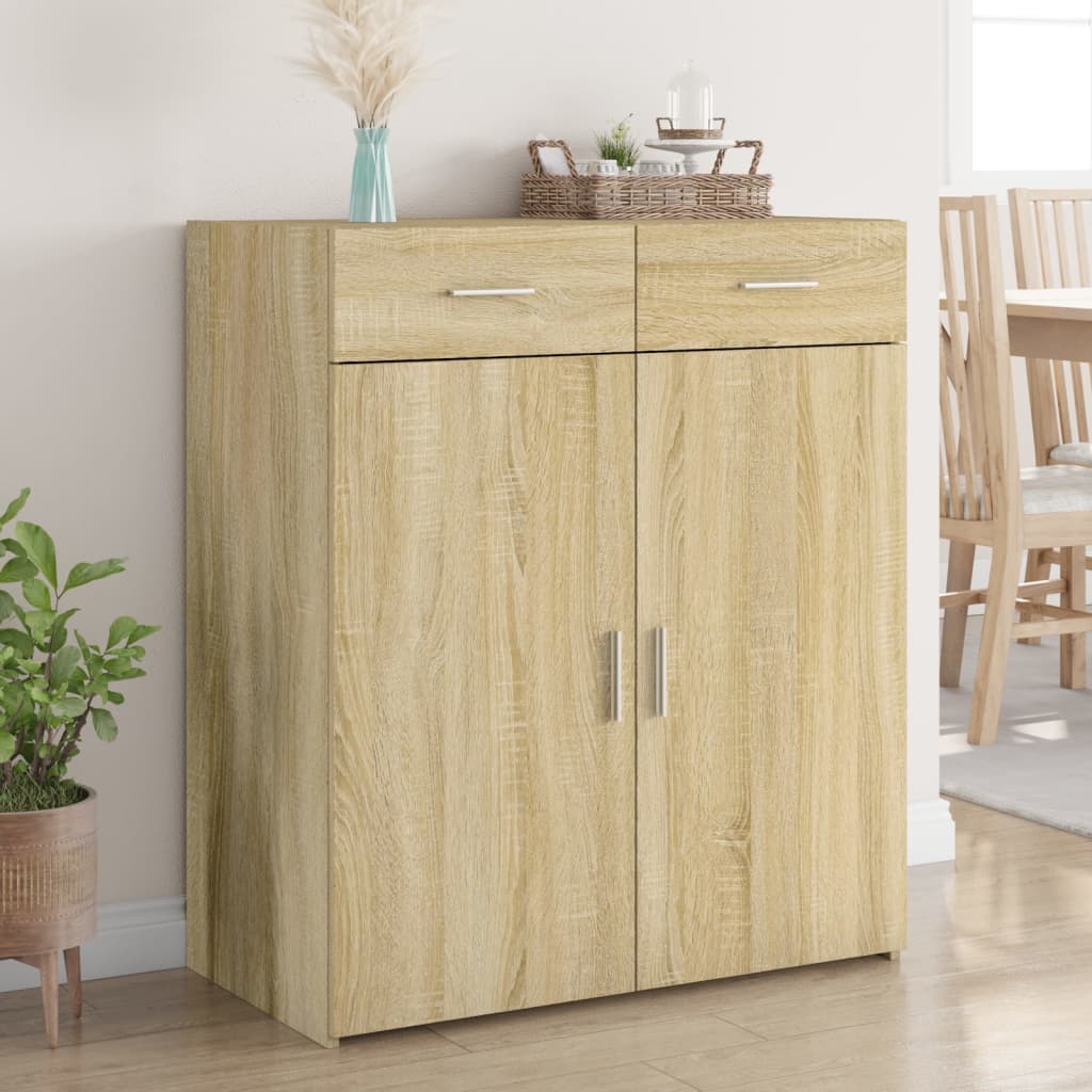 Aparador de madera contrachapada 107x38x60 cm
