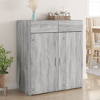 Aparador de madera maciza de pino 104,5x34x80 cm
