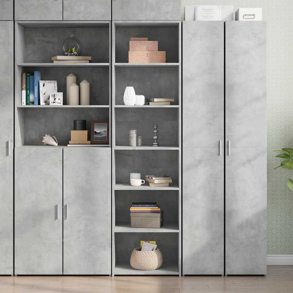 Aparador alto madera de ingeniería blanco brillo 69,5x31x115 cm