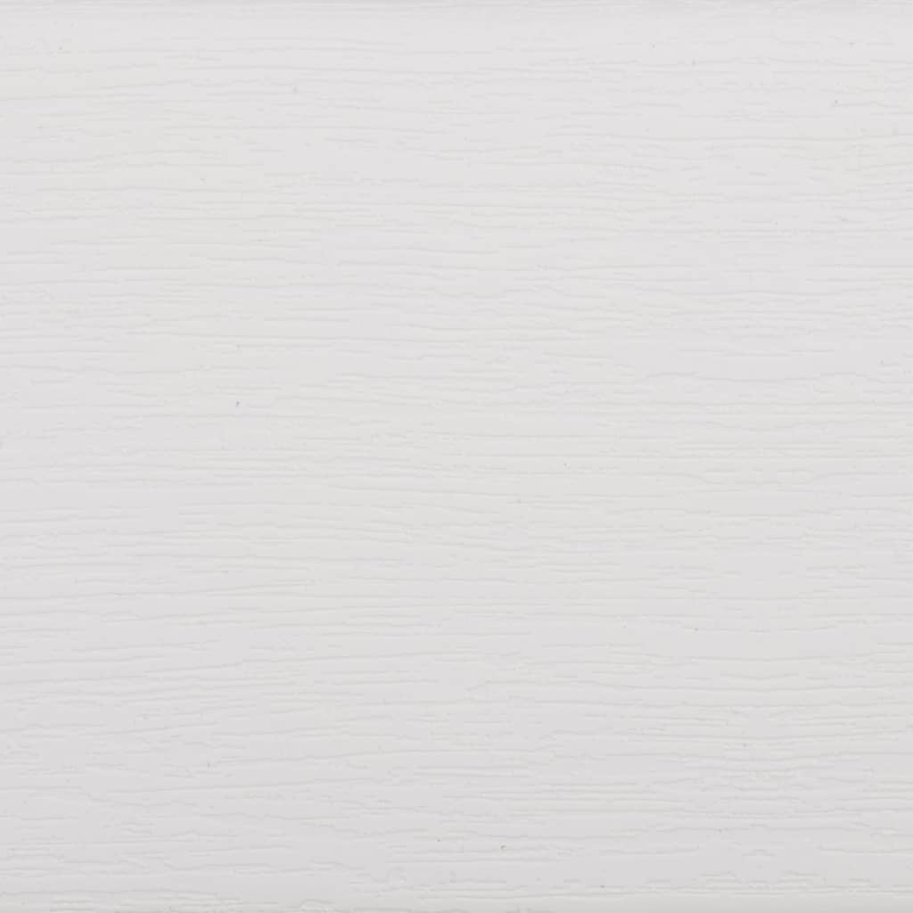 Banco de jardín polipropileno blanco 110x52x71 cm