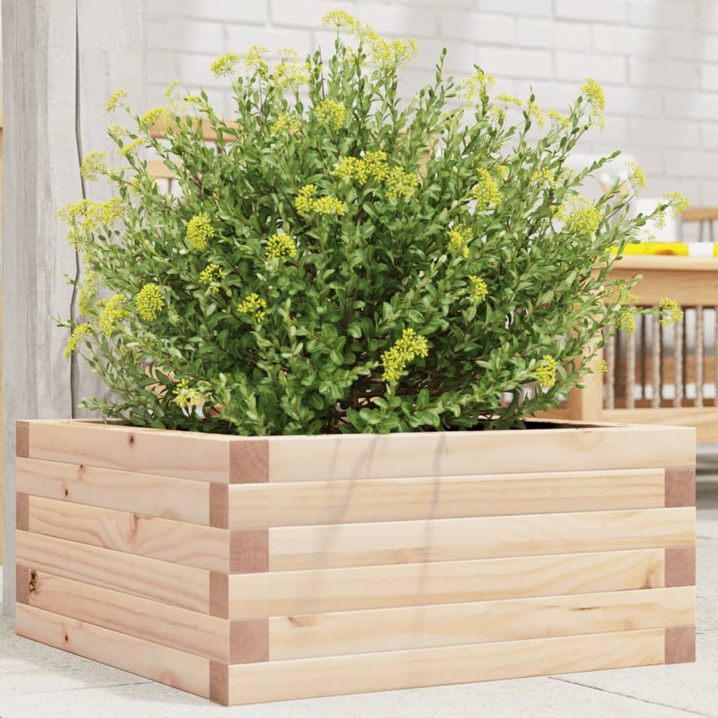 4-tier solid pine white planter 80.5x79x36 cm