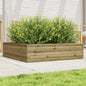 Jardinera 4 niveles madera maciza de pino blanca 80,5x79x36 cm