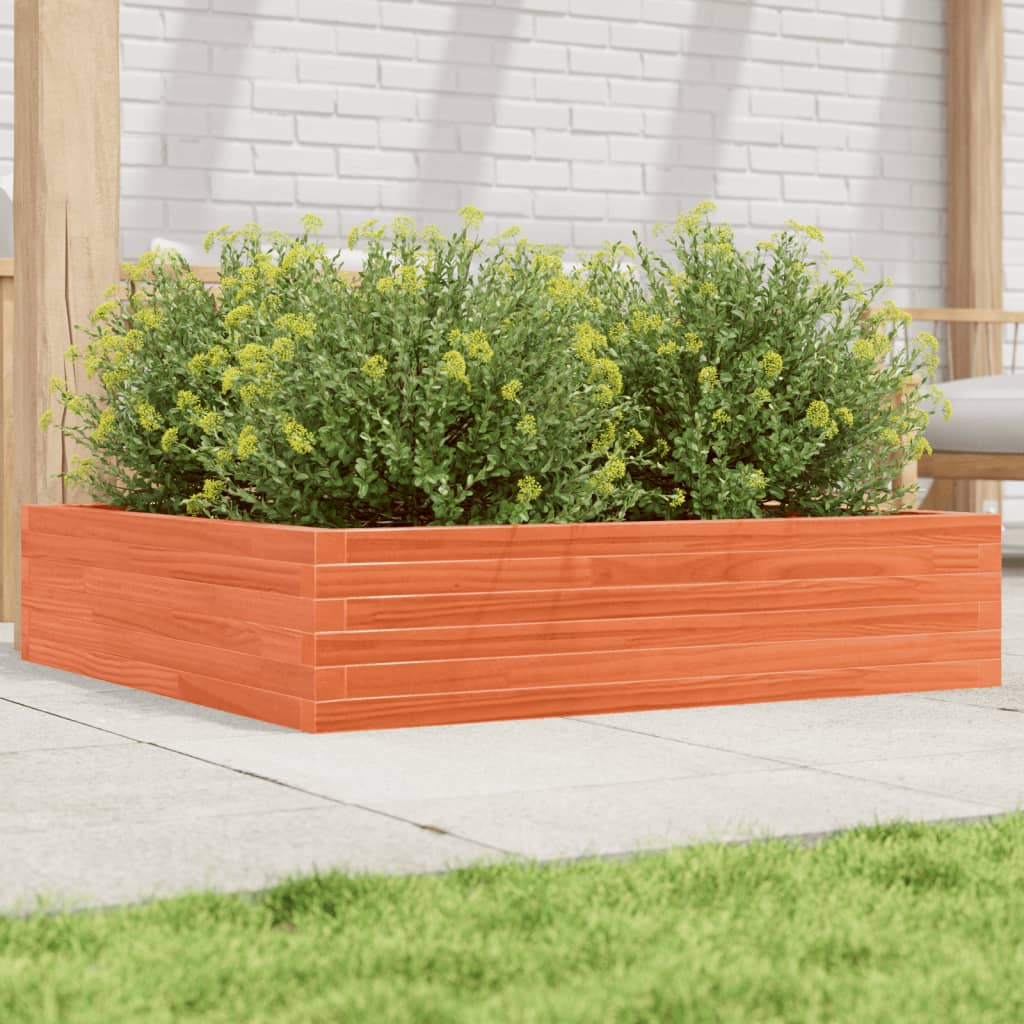 4-tier solid pine white planter 80.5x79x36 cm