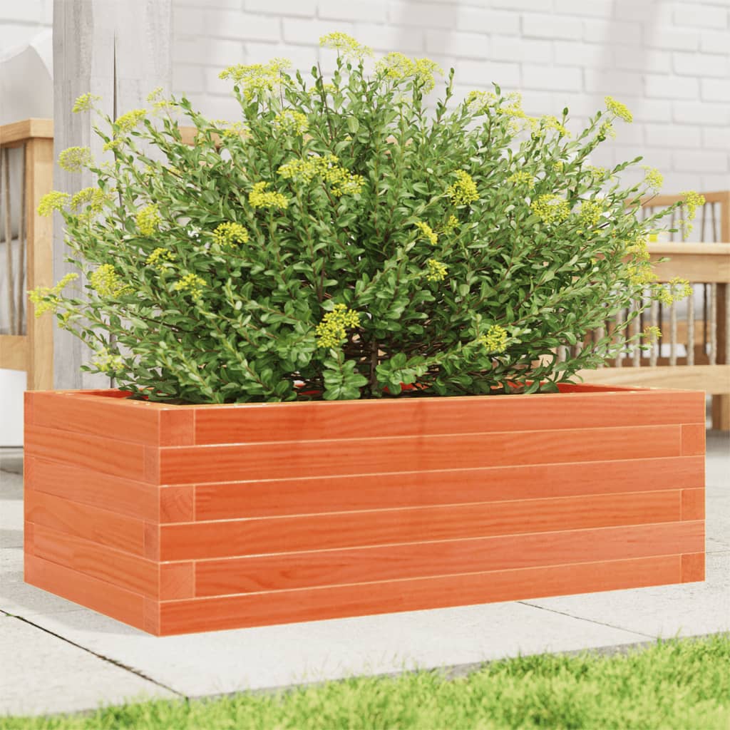 4-tier solid pine white planter 80.5x79x36 cm