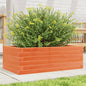Jardinera 4 niveles madera maciza de pino blanca 80,5x79x36 cm