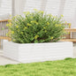 Jardinera 4 niveles madera maciza de pino blanca 80,5x79x36 cm