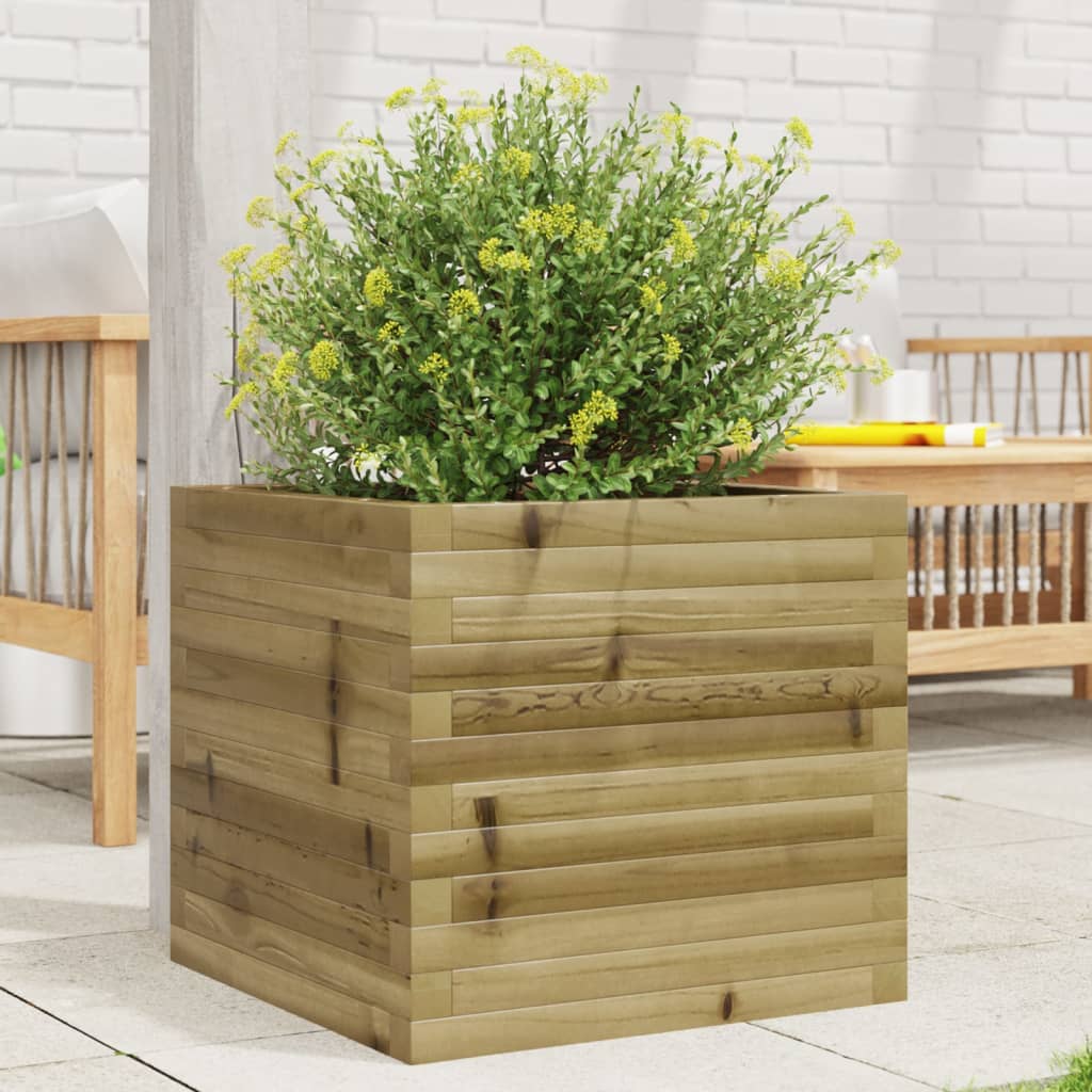 4-tier solid pine white planter 80.5x79x36 cm