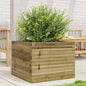 Jardinera 4 niveles madera maciza de pino blanca 80,5x79x36 cm