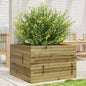 Jardinera 4 niveles madera maciza de pino blanca 80,5x79x36 cm