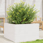 Jardinera 4 niveles madera maciza de pino blanca 80,5x79x36 cm