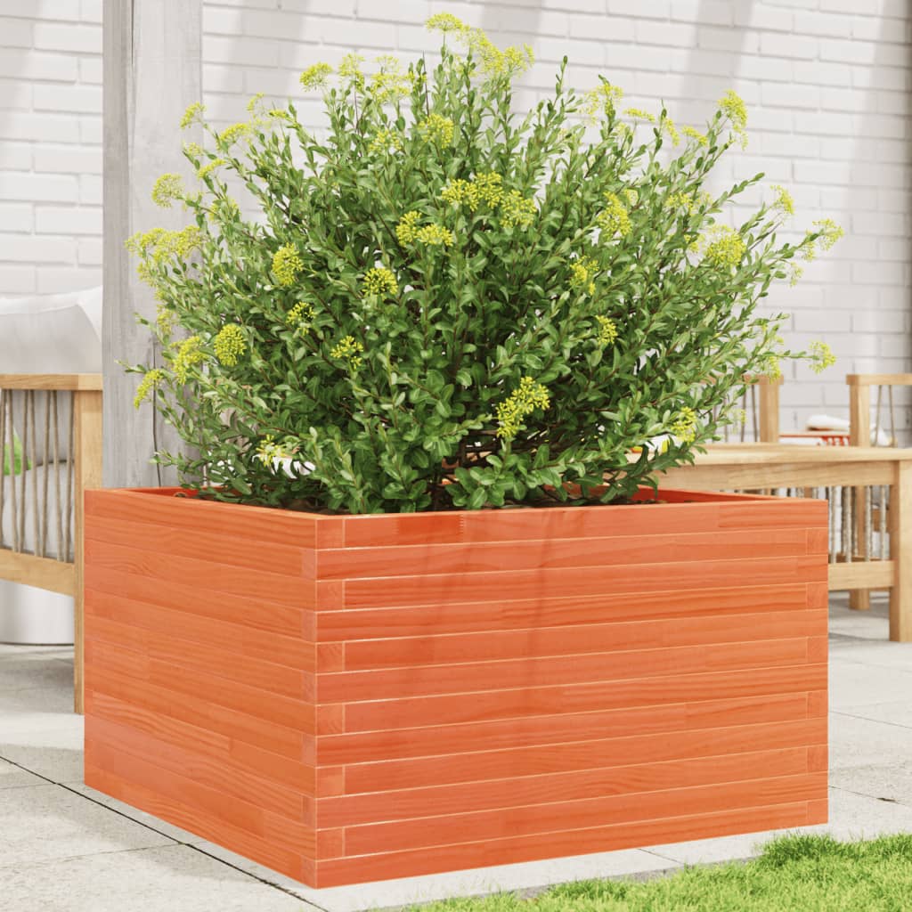 4-tier solid pine white planter 80.5x79x36 cm