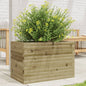 Jardinera 4 niveles madera maciza de pino blanca 80,5x79x36 cm