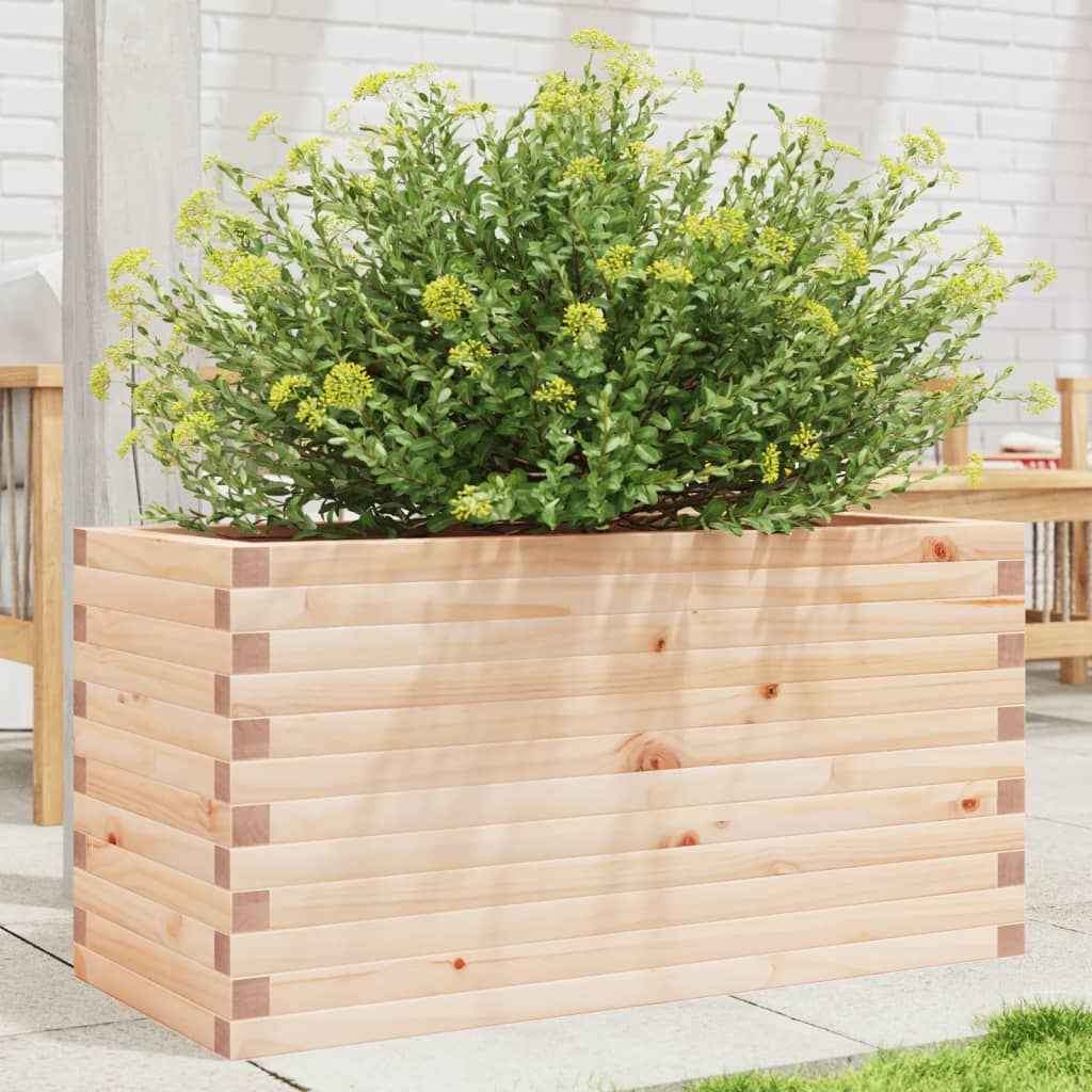 4-tier solid pine white planter 80.5x79x36 cm