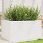Jardinera 4 niveles madera maciza de pino blanca 80,5x79x36 cm