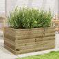 Jardinera 4 niveles madera maciza de pino blanca 80,5x79x36 cm
