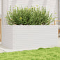 Jardinera 4 niveles madera maciza de pino blanca 80,5x79x36 cm