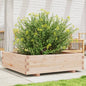 Jardinera 4 niveles madera maciza de pino blanca 80,5x79x36 cm