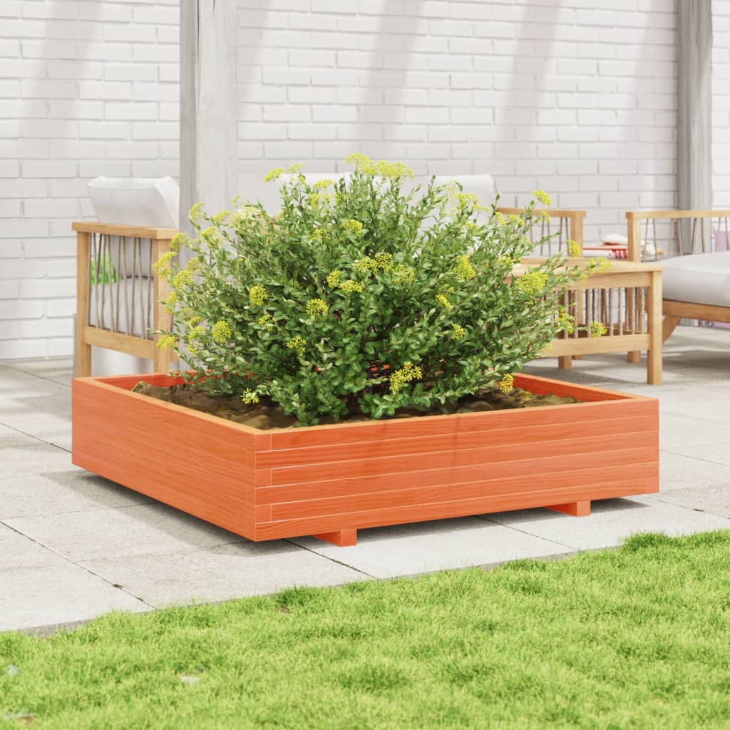 4-tier solid pine white planter 80.5x79x36 cm