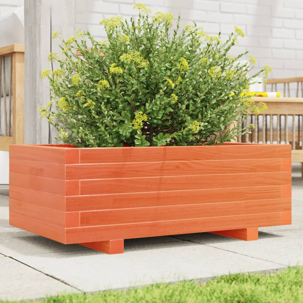 4-tier solid pine white planter 80.5x79x36 cm