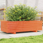 Jardinera 4 niveles madera maciza de pino blanca 80,5x79x36 cm