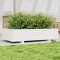 Jardinera 4 niveles madera maciza de pino blanca 80,5x79x36 cm