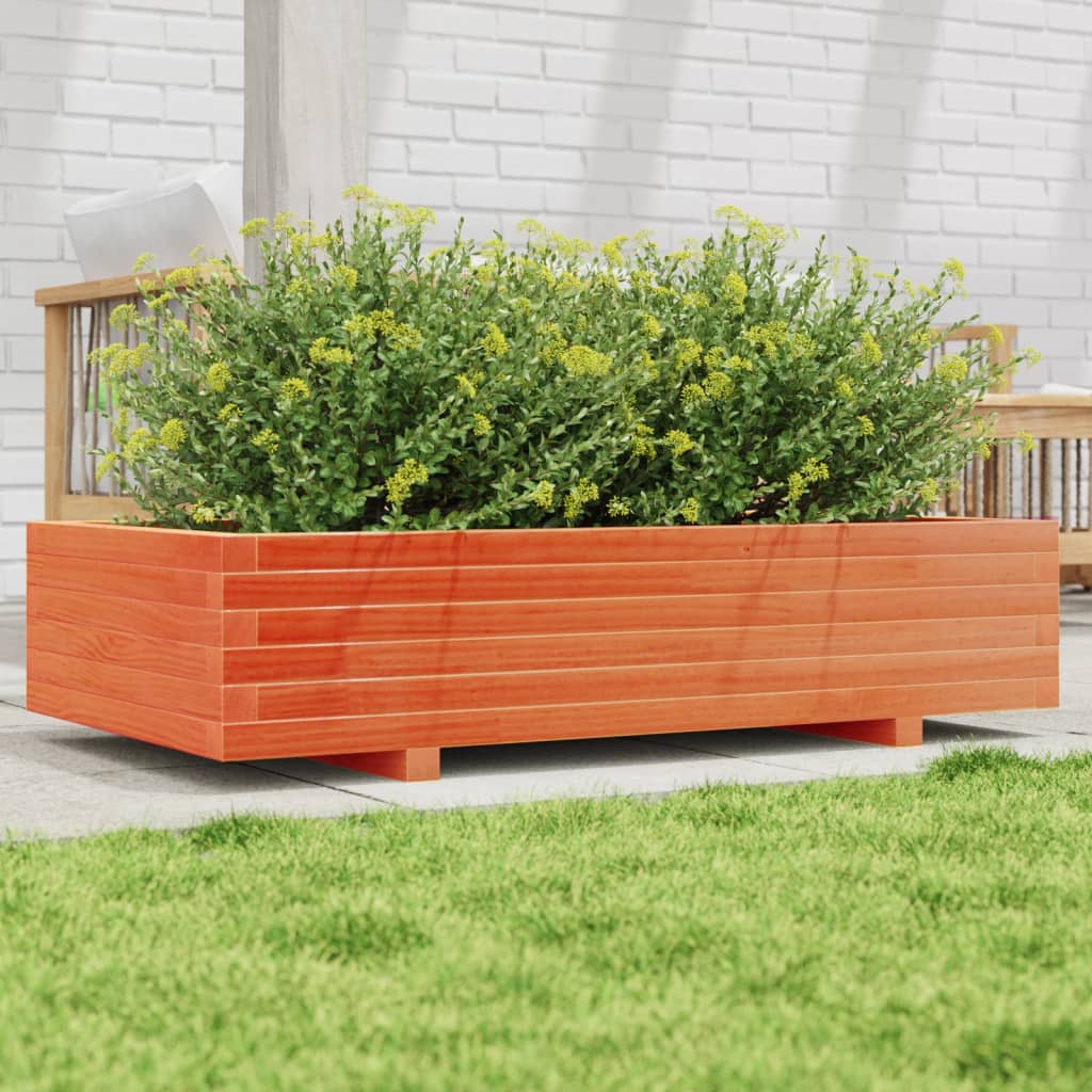 4-tier solid pine white planter 80.5x79x36 cm