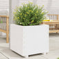 Jardinera 4 niveles madera maciza de pino blanca 80,5x79x36 cm