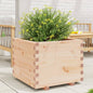 Jardinera 4 niveles madera maciza de pino blanca 80,5x79x36 cm