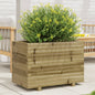 Jardinera 4 niveles madera maciza de pino blanca 80,5x79x36 cm