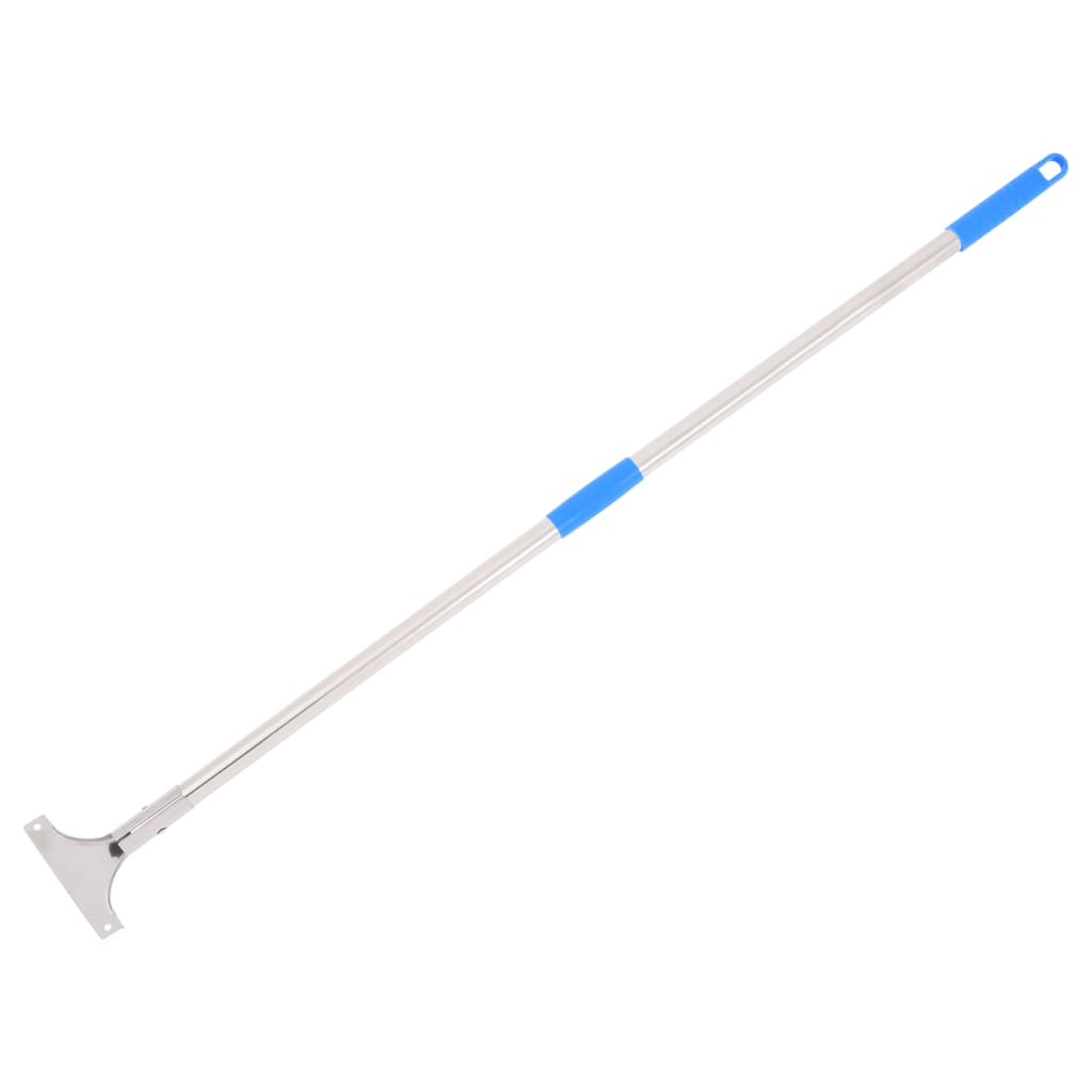 Mango de escobilla de goma para suelos acero plástico 119,5 cm